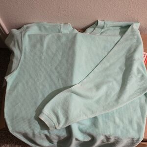 Mint Green Ribbed Sweater